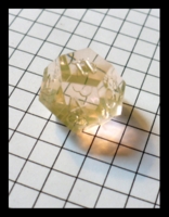 Dice : Dice - 12D - Pale Peach Clear Percision Unpainted